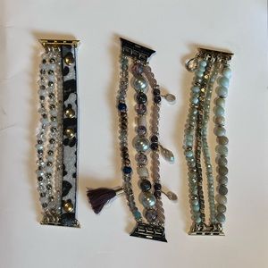 Beaded watch band lot